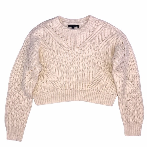Kendall + Kylie Open Knit Sweater - Picture 1 of 7